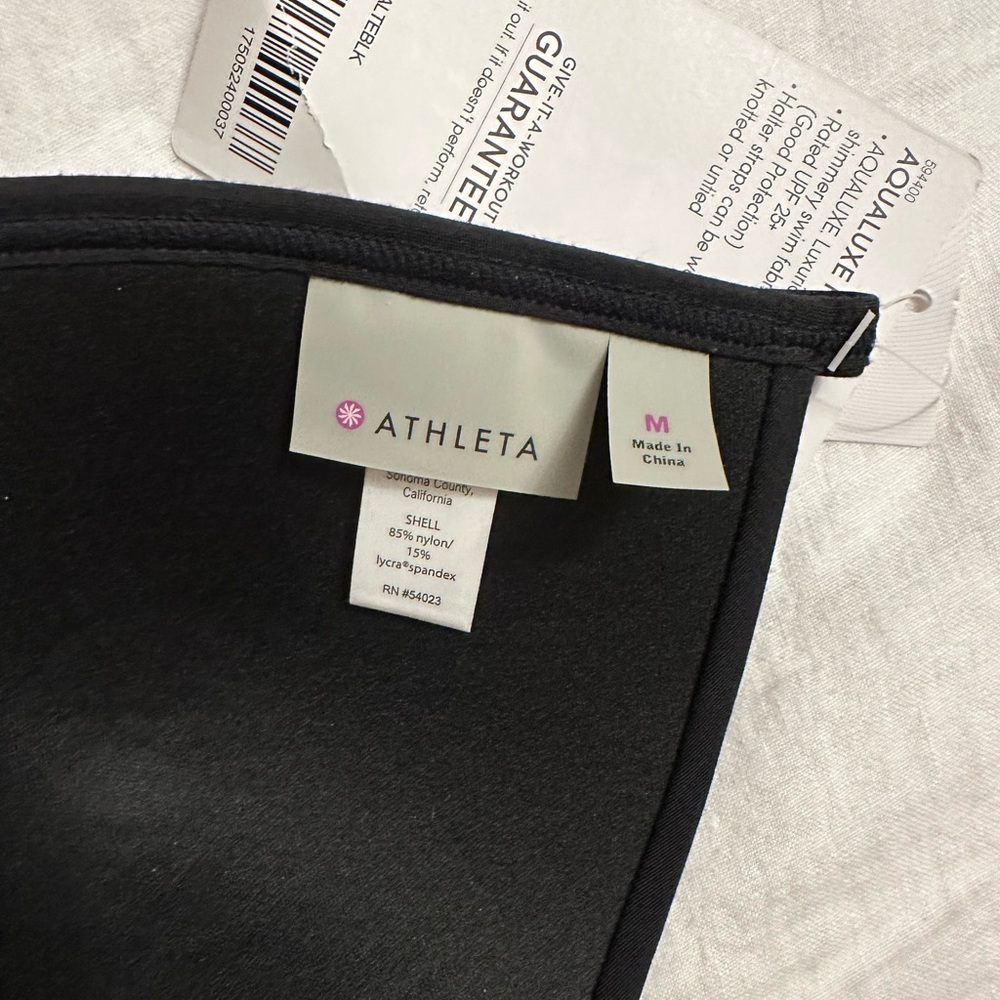 Athleta Aqualuxe Halter Halter Bikini Top NWT - Picture 6 of 6